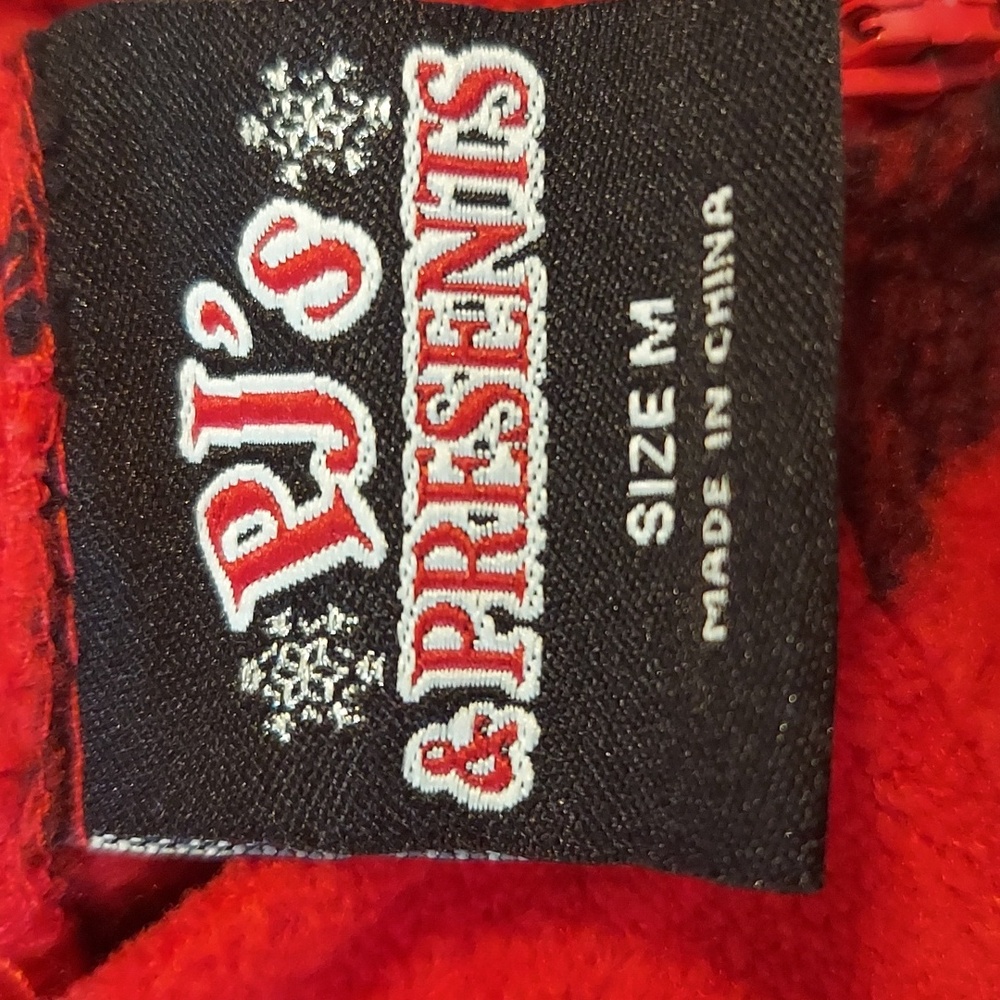 Two Red and Black Plaid Reindeer Hooded Onesies - Picture 6 of 6